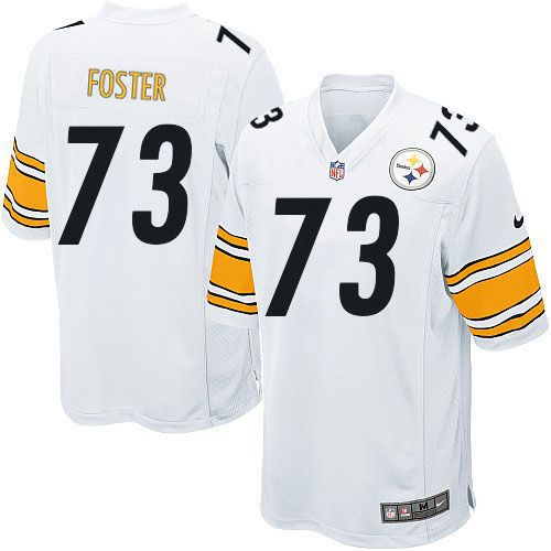 Men Pittsburgh Steelers #73 Ramon Foster Nike White Game NFL Jersey->pittsburgh steelers->NFL Jersey